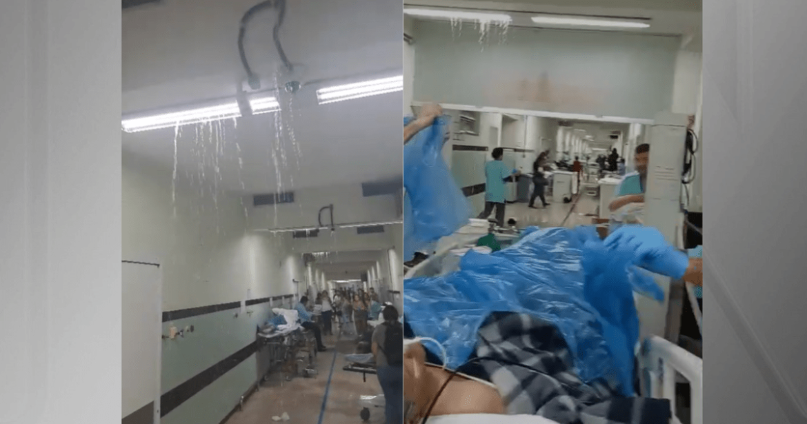 video:-paciente-e-coberto-por-lonas-durante-vazamento-em-hospital